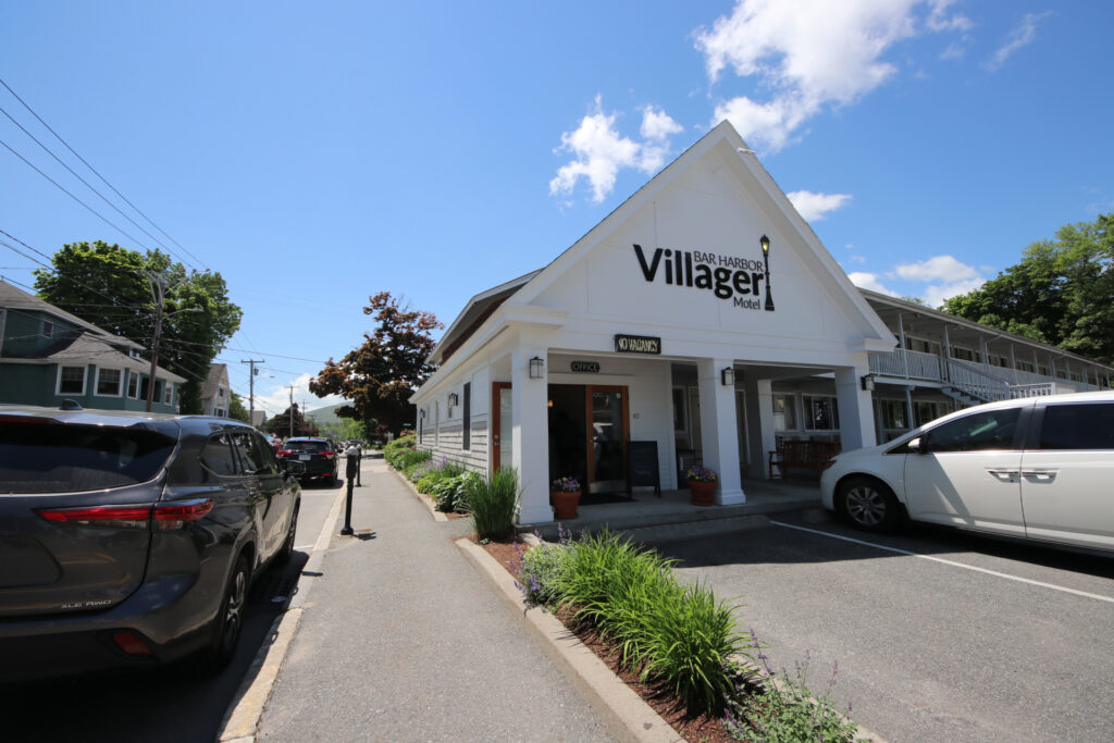 Photo of the Main entrance for the Bar Harbor Villager Motel